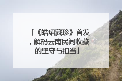 《皓珺藏珍》首发，解码云南民间收藏的坚守与担当