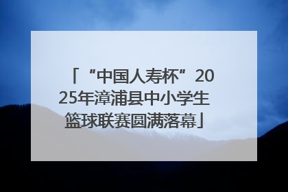 “中国人寿杯”2025年漳浦县中小学生篮球联赛圆满落幕
