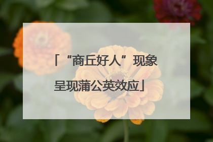 “商丘好人”现象呈现蒲公英效应