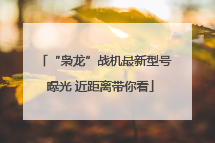 “枭龙”战机最新型号曝光 近距离带你看