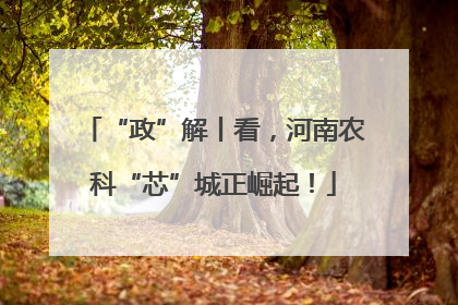 “政”解丨看，河南农科“芯”城正崛起！