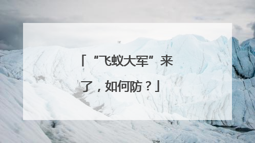 “飞蚁大军”来了，如何防？