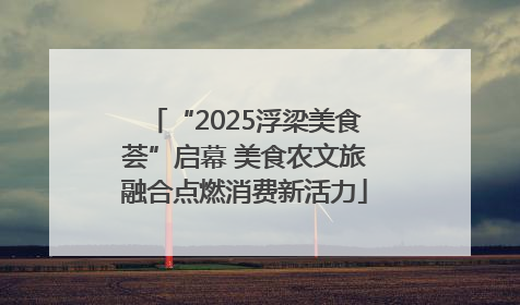 “2025浮梁美食荟”启幕 美食农文旅融合点燃消费新活力
