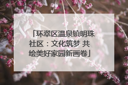 环翠区温泉镇明珠社区：文化筑梦 共绘美好家园新画卷