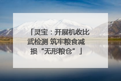 灵宝：开展机收比武检测 筑牢粮食减损“无形粮仓”
