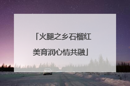 火腿之乡石榴红 美育润心情共融