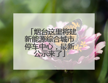 烟台这里将建新能源综合城市停车中心，最新公示来了