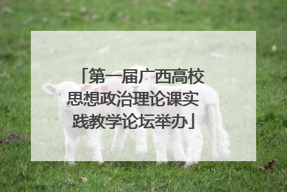 第一届广西高校思想政治理论课实践教学论坛举办