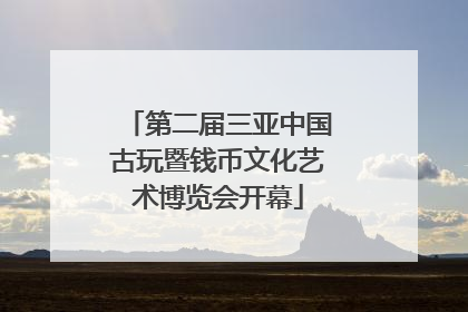 第二届三亚中国古玩暨钱币文化艺术博览会开幕