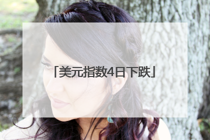 美元指数4日下跌