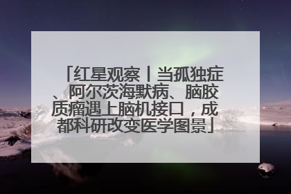 红星观察丨当孤独症、阿尔茨海默病、脑胶质瘤遇上脑机接口，成都科研改变医学图景