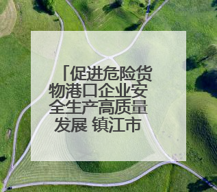 促进危险货物港口企业安全生产高质量发展 镇江市危险货物港口企业安全联盟成立