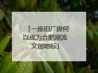 一座旧厂房何以成为合肥潮流文创地标