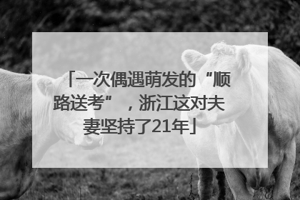 一次偶遇萌发的“顺路送考”，浙江这对夫妻坚持了21年