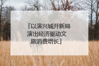 以演兴城开新局 演出经济驱动文旅消费增长