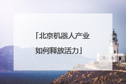 北京机器人产业如何释放活力