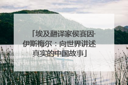 埃及翻译家侯赛因·伊斯梅尔：向世界讲述真实的中国故事