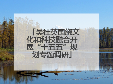 吴桂英围绕文化和科技融合开展“十五五”规划专题调研