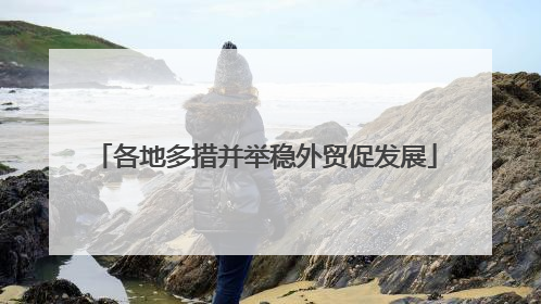 各地多措并举稳外贸促发展