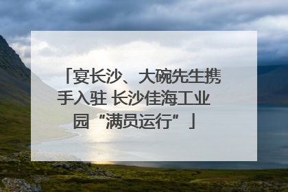 宴长沙、大碗先生携手入驻 长沙佳海工业园“满员运行”