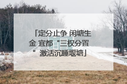 定分止争 闲塘生金 宜都“三权分置”激活沉睡堰塘