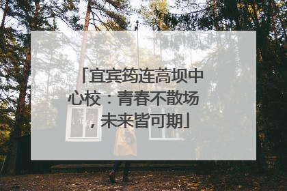 宜宾筠连蒿坝中心校：青春不散场，未来皆可期