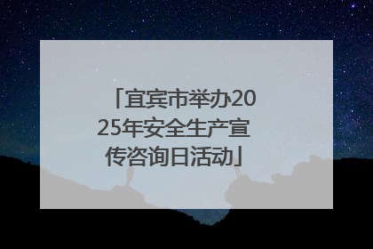 宜宾市举办2025年安全生产宣传咨询日活动