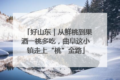 好山东｜从鲜桃到果酒一桃多吃，曲阜这小镇走上“桃”金路