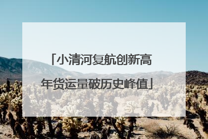 小清河复航创新高 年货运量破历史峰值