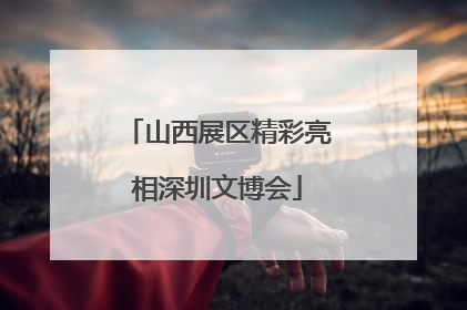 山西展区精彩亮相深圳文博会