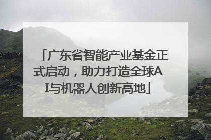 广东省智能产业基金正式启动，助力打造全球AI与机器人创新高地
