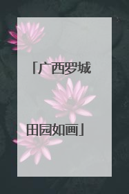 广西罗城田园如画