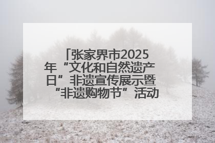 张家界市2025年“文化和自然遗产日”非遗宣传展示暨“非遗购物节”活动在慈利县盛大启幕