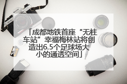 成都地铁首座“无柱车站”幸福梅林站将创造出6.5个足球场大小的通透空间
