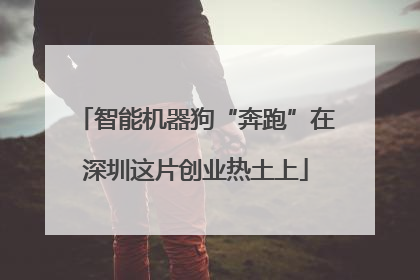 智能机器狗“奔跑”在深圳这片创业热土上