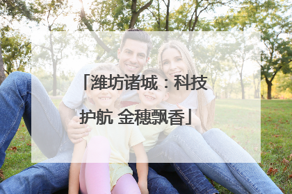潍坊诸城：科技护航 金穗飘香