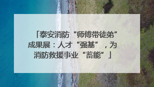 泰安消防“师傅带徒弟”成果展：人才“强基”，为消防救援事业“蓄能”