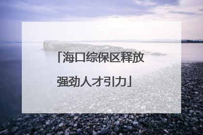 海口综保区释放强劲人才引力