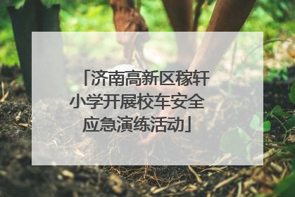 济南高新区稼轩小学开展校车安全应急演练活动