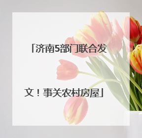 济南5部门联合发文！事关农村房屋