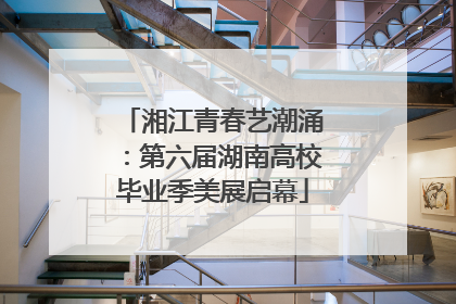 湘江青春艺潮涌：第六届湖南高校毕业季美展启幕