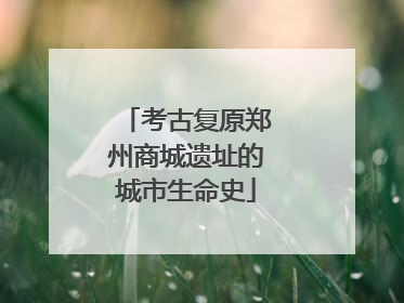 考古复原郑州商城遗址的城市生命史