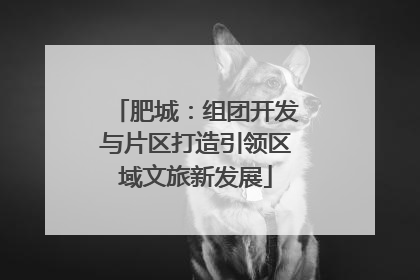 肥城：组团开发与片区打造引领区域文旅新发展