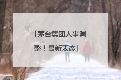 茅台集团人事调整！最新表态
