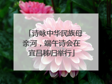 诗咏中华民族母亲河，端午诗会在宜昌秭归举行