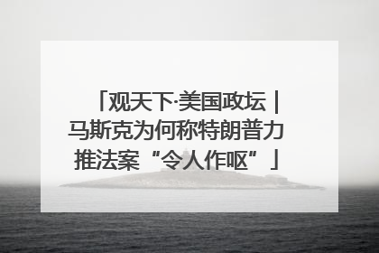 观天下·美国政坛｜马斯克为何称特朗普力推法案“令人作呕”