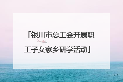 银川市总工会开展职工子女家乡研学活动