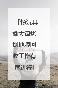 镇沅县勐大镇烤烟地膜回收工作有序进行