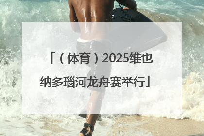（体育）2025维也纳多瑙河龙舟赛举行