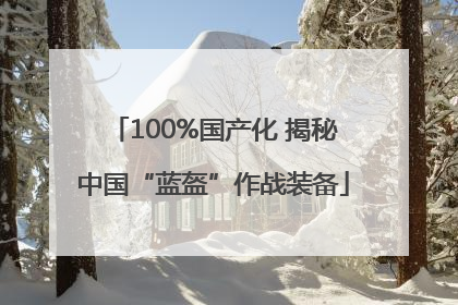 100%国产化 揭秘中国“蓝盔”作战装备